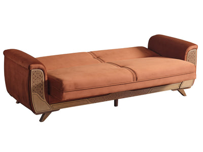 Alyans 88" Wide Flared Arm Convertible Sofa