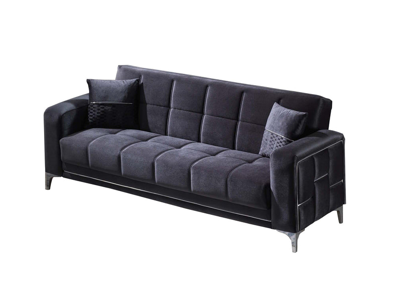 Alice 88" Wide Square Arm Convertible Sofa