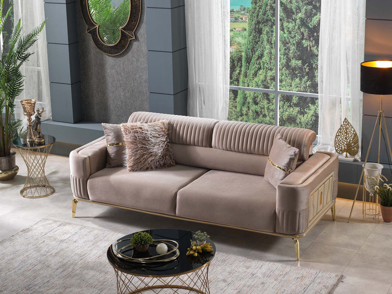 Armoni 90.5" Wide Square Arm Extendable Sofa