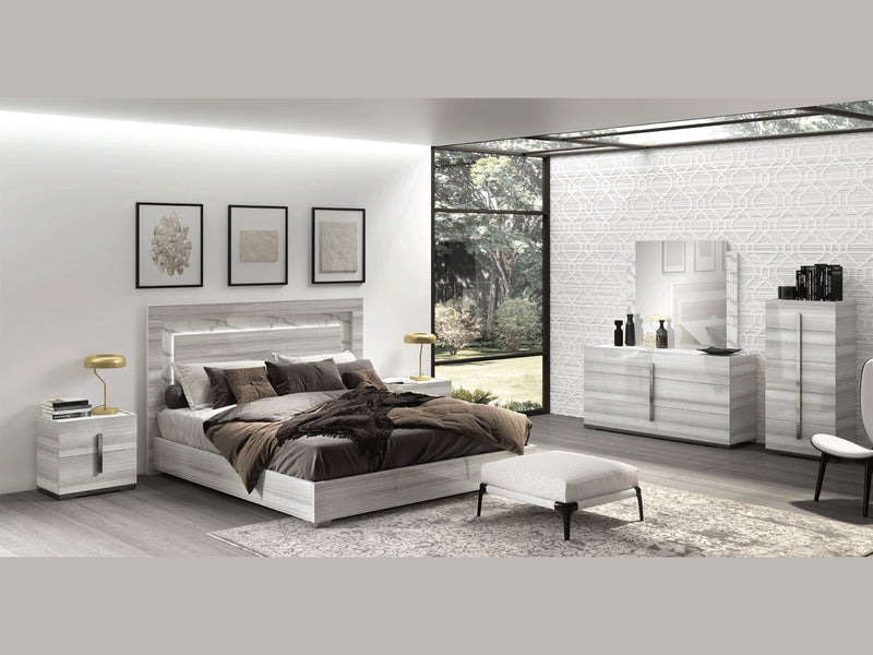 Carrara 21" Tall 2 Drawer Nightstand