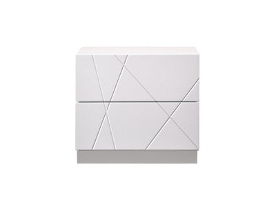 Naples 19.4" Tall 2 Drawer Nightstand