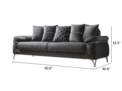 Orlando 90.6" Wide Convertible Sofa