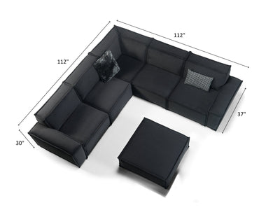 Padova Square Arm Modular Sectional