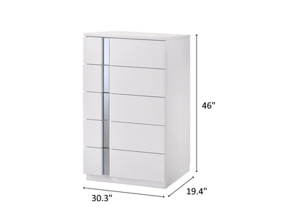 Palermo 30.3" Wide 5 Drawer Chest