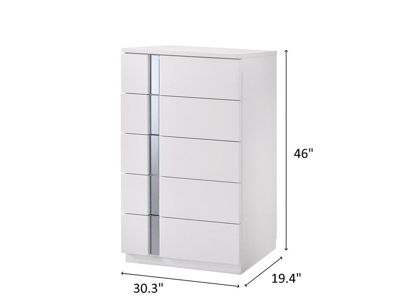 Palermo 30.3" Wide 5 Drawer Chest