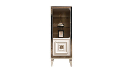 Carmen Accent Cabinet with Glass Shelves